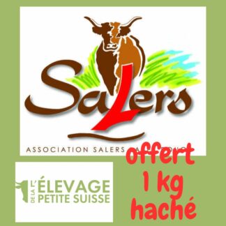 1kg de haché offert en viande de vache Salers
